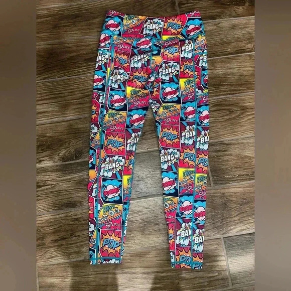 Constantly Varied Gear CVG Leggings Comic Book Strip Squats Approved - Picture 2 of 3